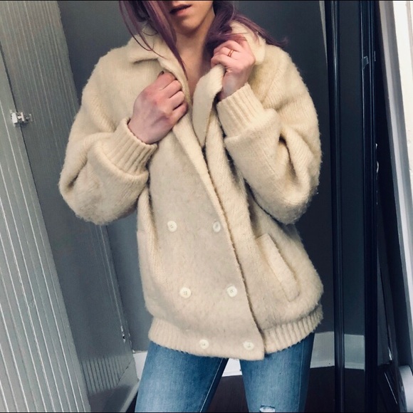 Vintage Jackets & Blazers - Vintage Icelandic wool teddy peacoat *